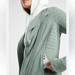 ATHLETA Moto style jacket minimalistic grey